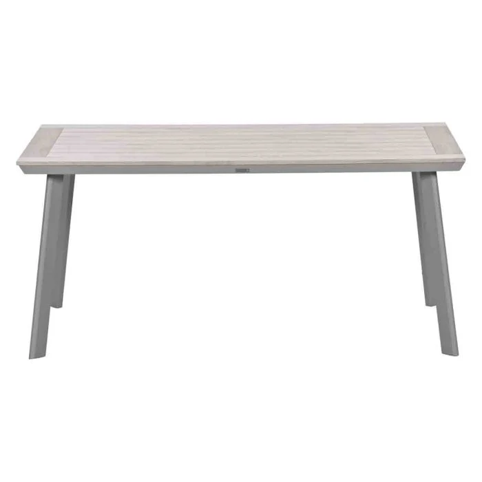 Garden Impressions Oklahoma/Vigo tuinset 4 personen taupe stapelbare stoelen 160 cm