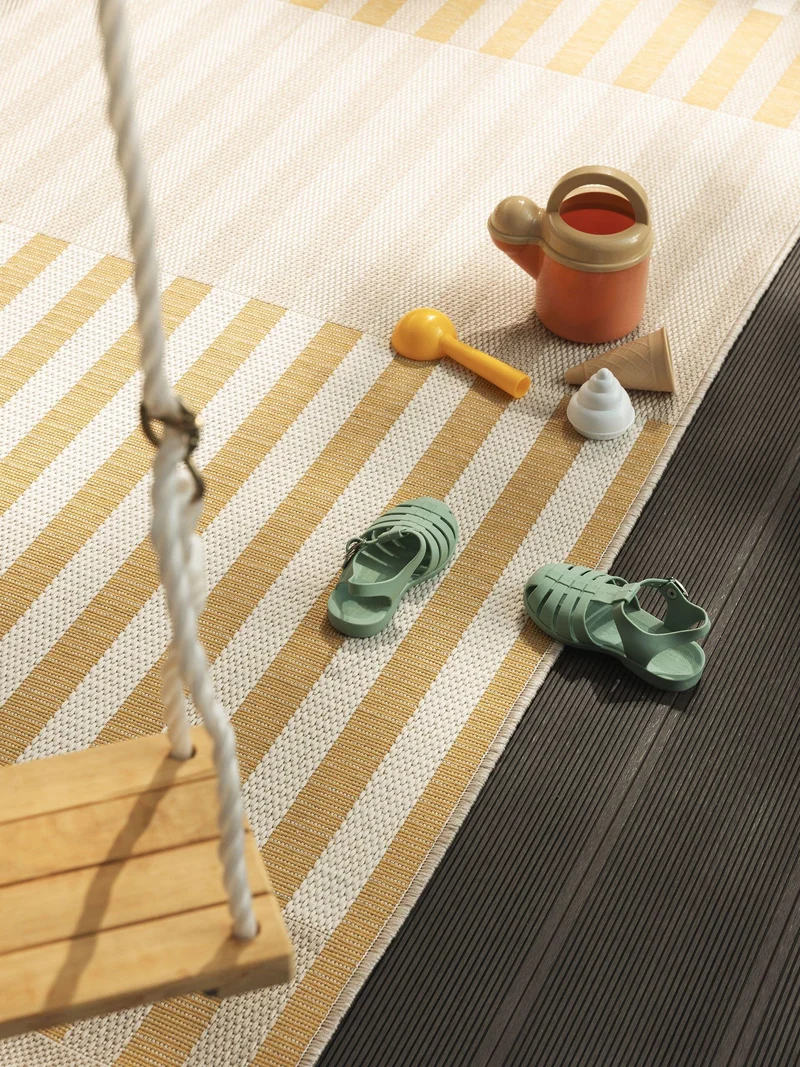 Benuta In-& Outdoor Teppich Vega beige/yellow