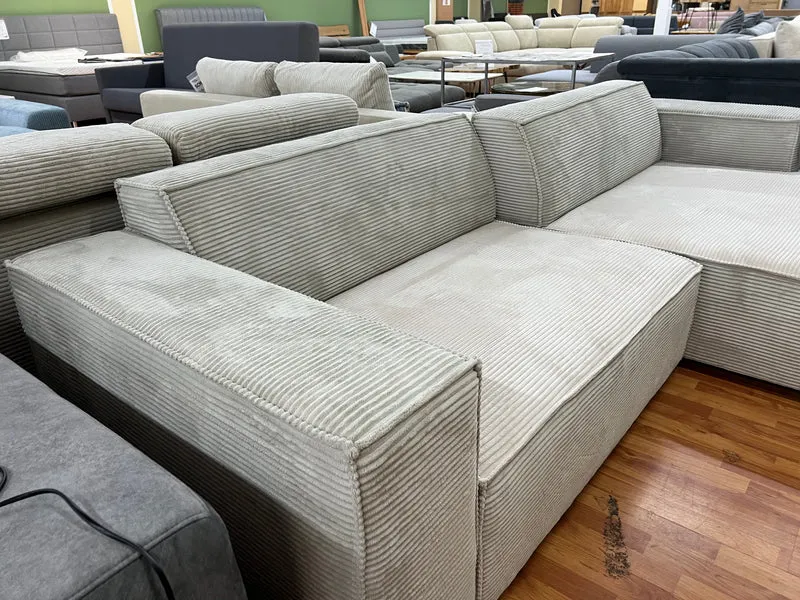 Sofa BIG Sofa Wohnlandschaft + Rückentiefen verstellbar + Cord Stoff