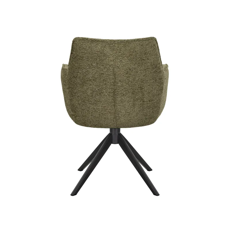 Armlehnenstuhl Stuhl + NEU AUF LAGER + In 3 Farben + 360 Grad Drehbar