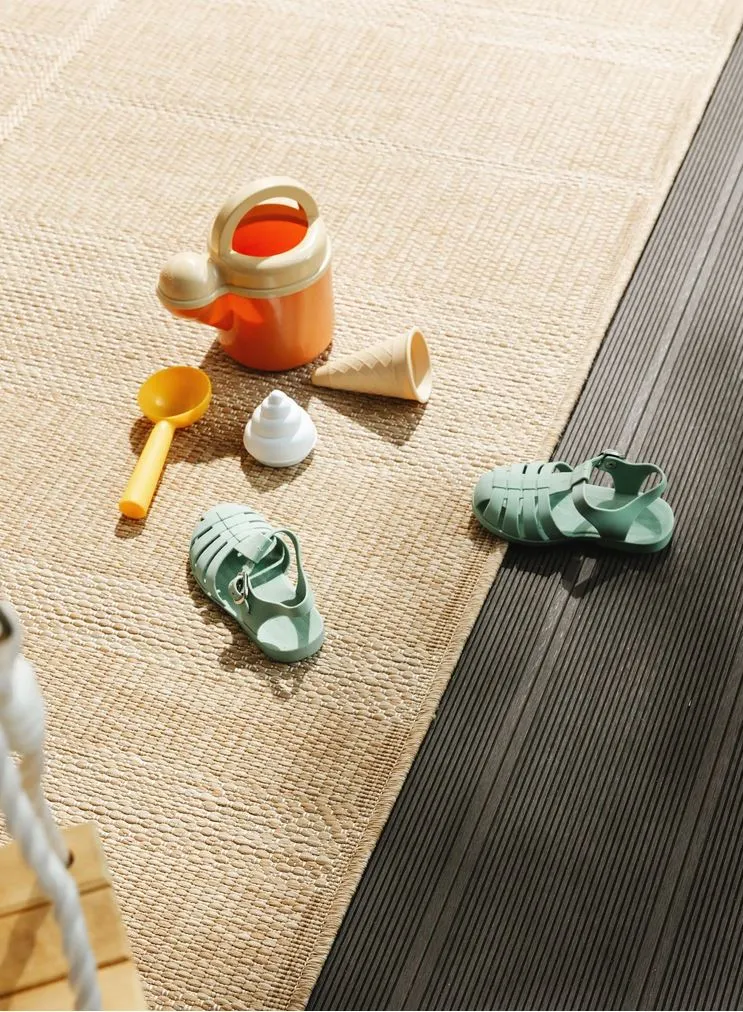 Benuta In- & Outdoor Teppich Como hellbraun STRI