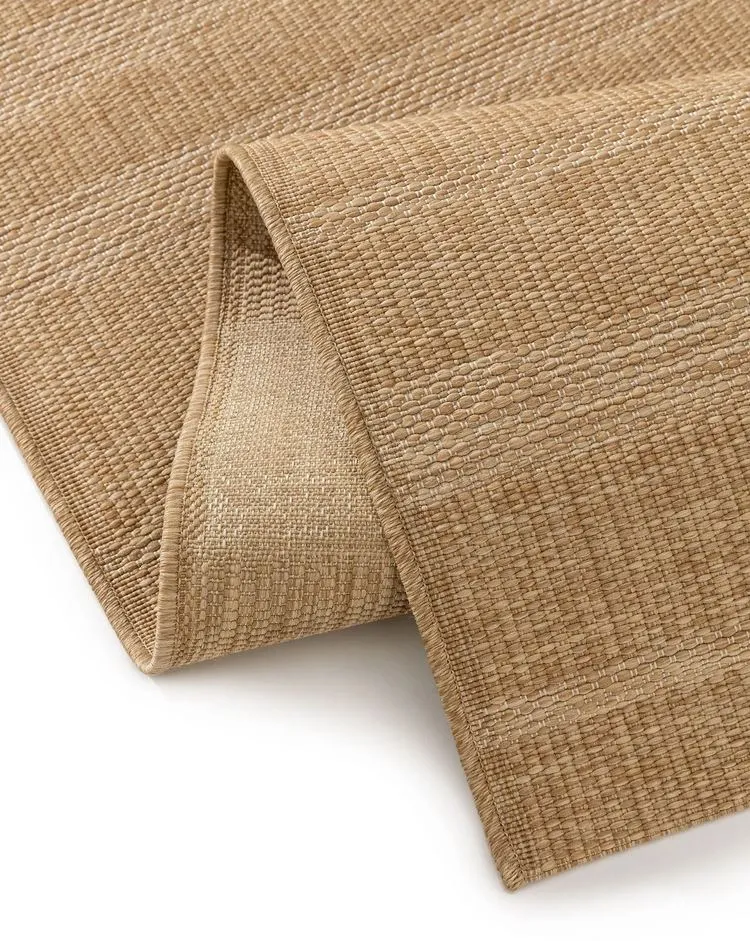 Benuta In- & Outdoor Teppich Como hellbraun STRI
