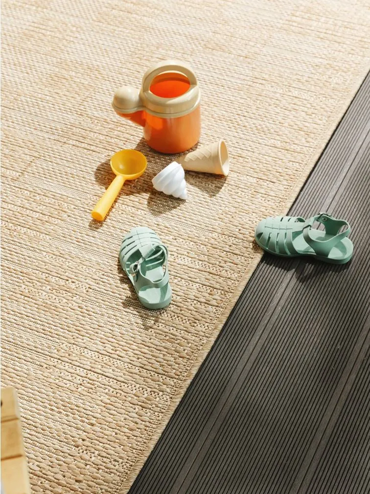 Benuta In- & Outdoor Teppich Como hellbraun QUA