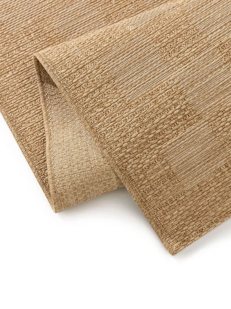 Benuta In- & Outdoor Teppich Como hellbraun QUA
