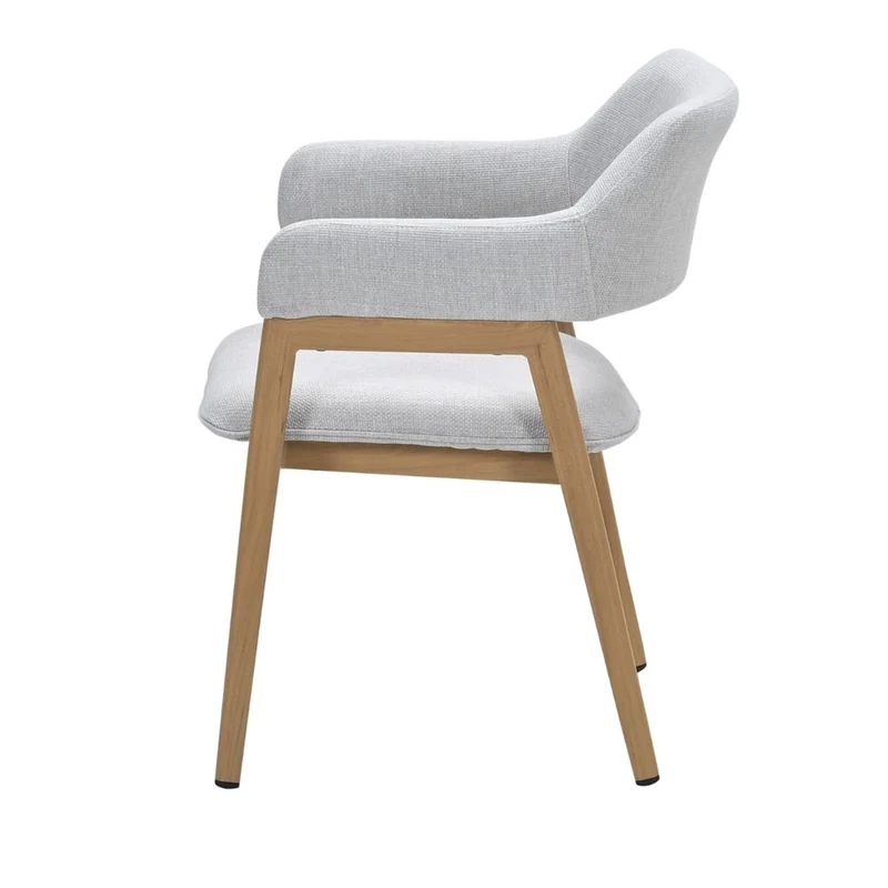 Selina dining tuinstoel - light teak look - valley sand - Bruin