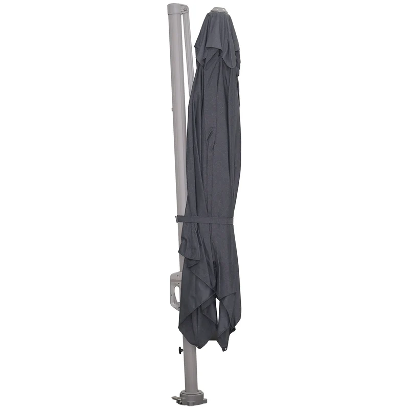 Garden Impressions Hawaii Deluxe zweefparasol - 3x3m -taupe-royal antraciet