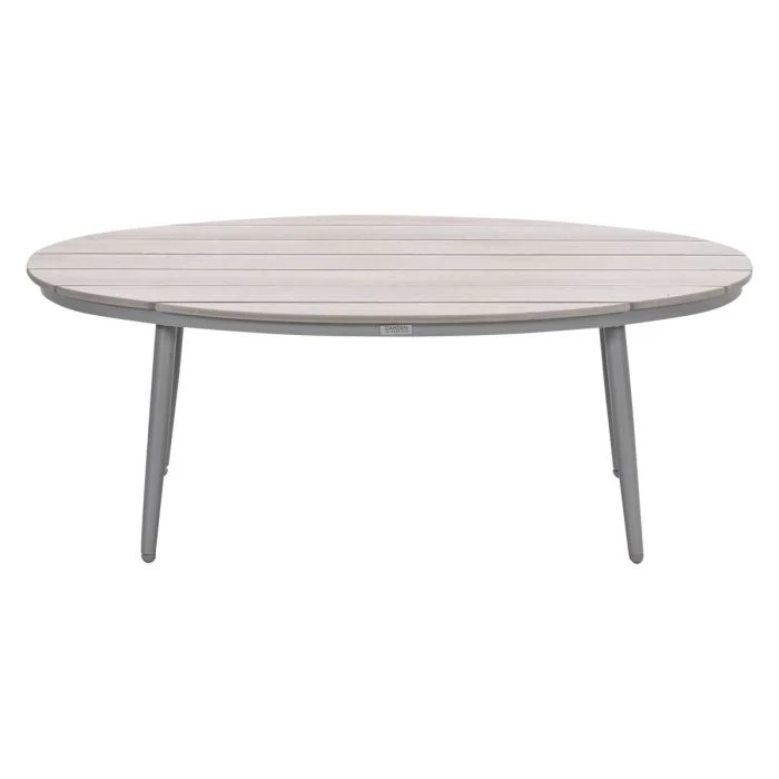 Garden Impressions Margriet loungetafel ovaal 120x75 cm - taupe - light teak look