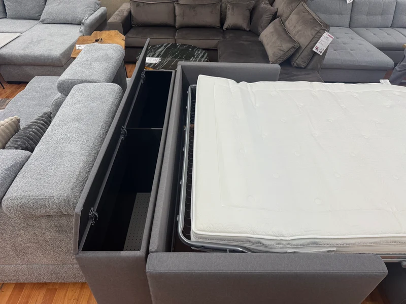 Schlafsofa mit Truhe +XXL Schlafsofa +Liegefläche 160x195cm +große Truhe