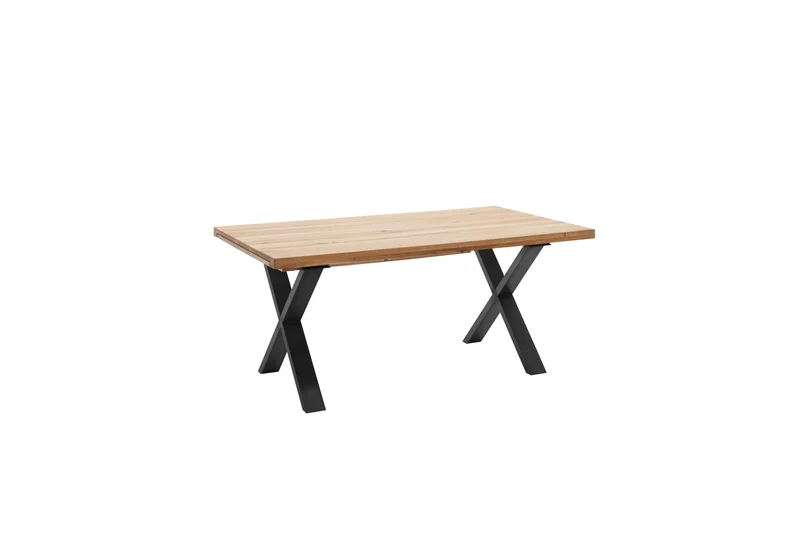 Esstisch Massivholztisch Auszugstisch +Eiche Massiv +Metallgestell +Neu auf Lager