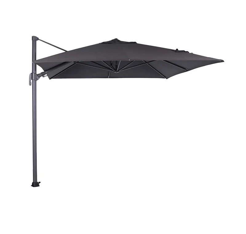 Hawaii parasol S - 250x250 cm - carbon black - zwart