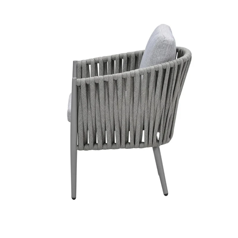 Teromos dining tuinstoel - taupe - rope grijs zand - valley sand