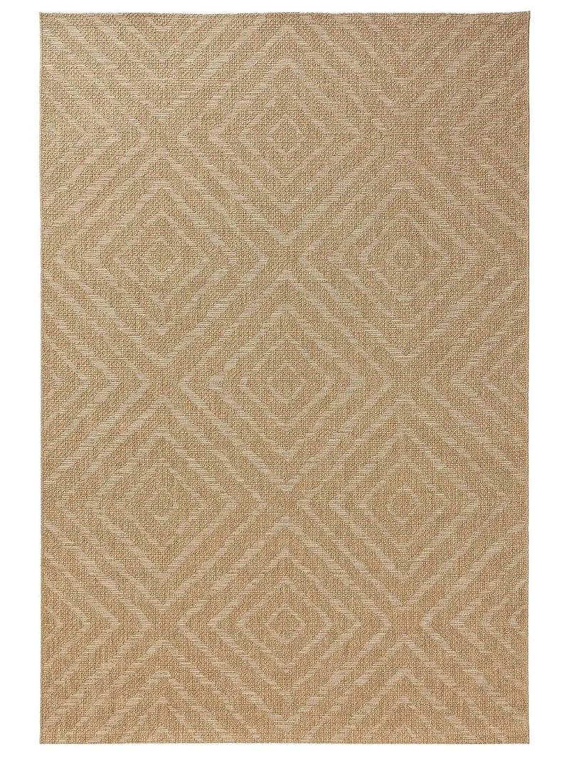 Benuta In- & Outdoor Teppich Como hellbraun