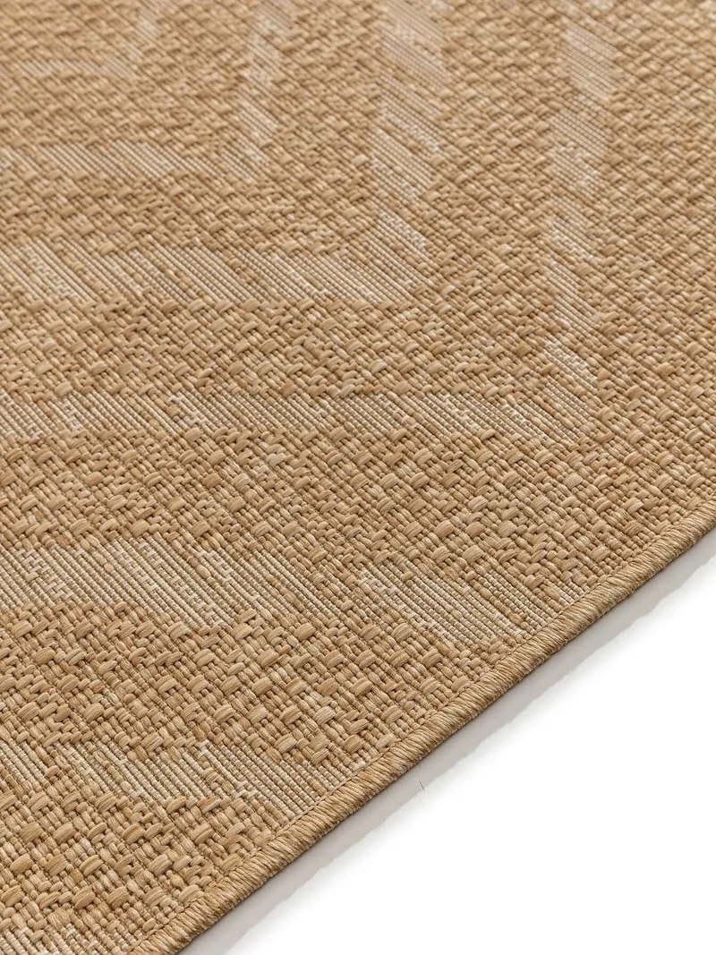 Benuta In- & Outdoor Teppich Como hellbraun