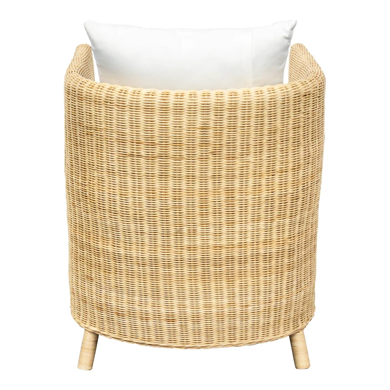 Rattansessel Hiltona, natur, inkl. Kissen