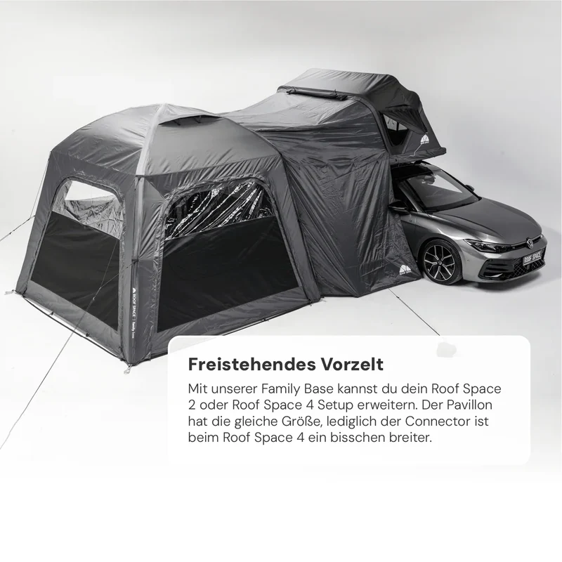 Vorzelt FAMILY BASE für Dachzelt ROOF SPACE 2 & 4