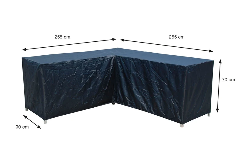 Coverit loungeset L-vorm hoes - 255/255x90xH70 cm