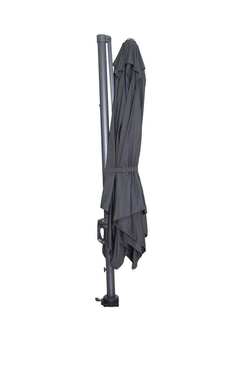 Garden Impressions Hawaii parasolset 300x300 donkergrijs 90 kg