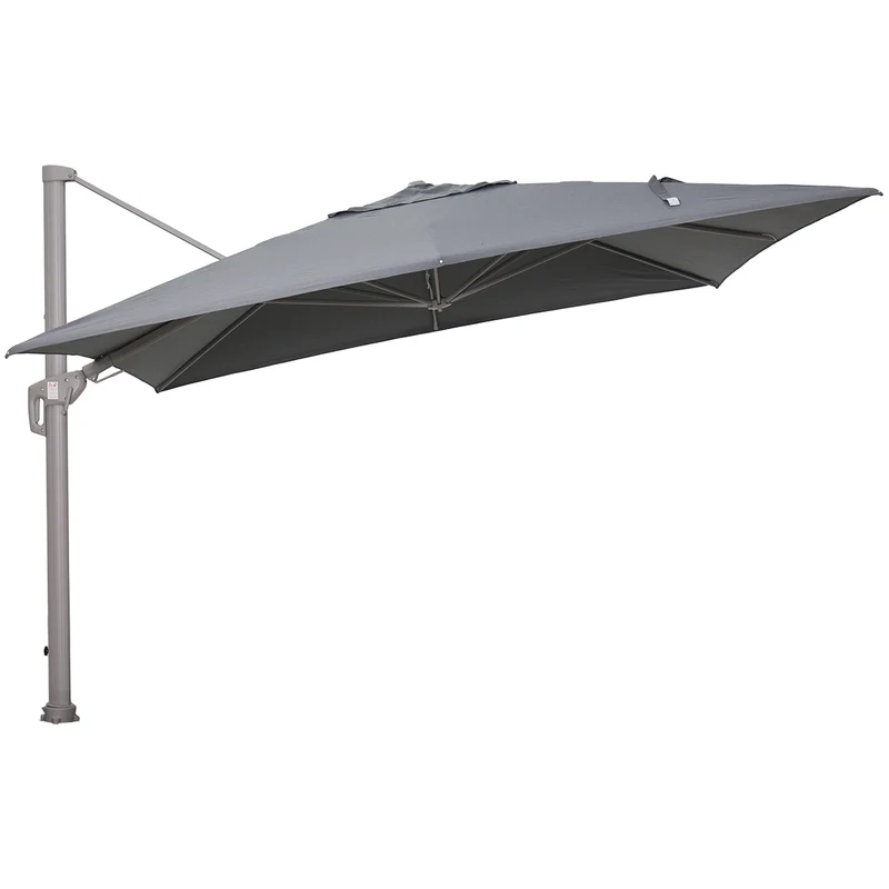 Garden Impressions Hawaii Big Pole II zweefparasol 350x350 taupe/royal anthracite