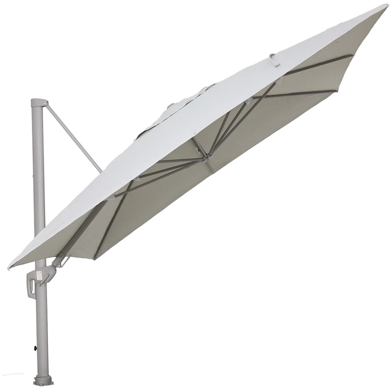 Garden Impressions Hawaii Big Pole II zweefparasol 350x350 taupe/royal sand