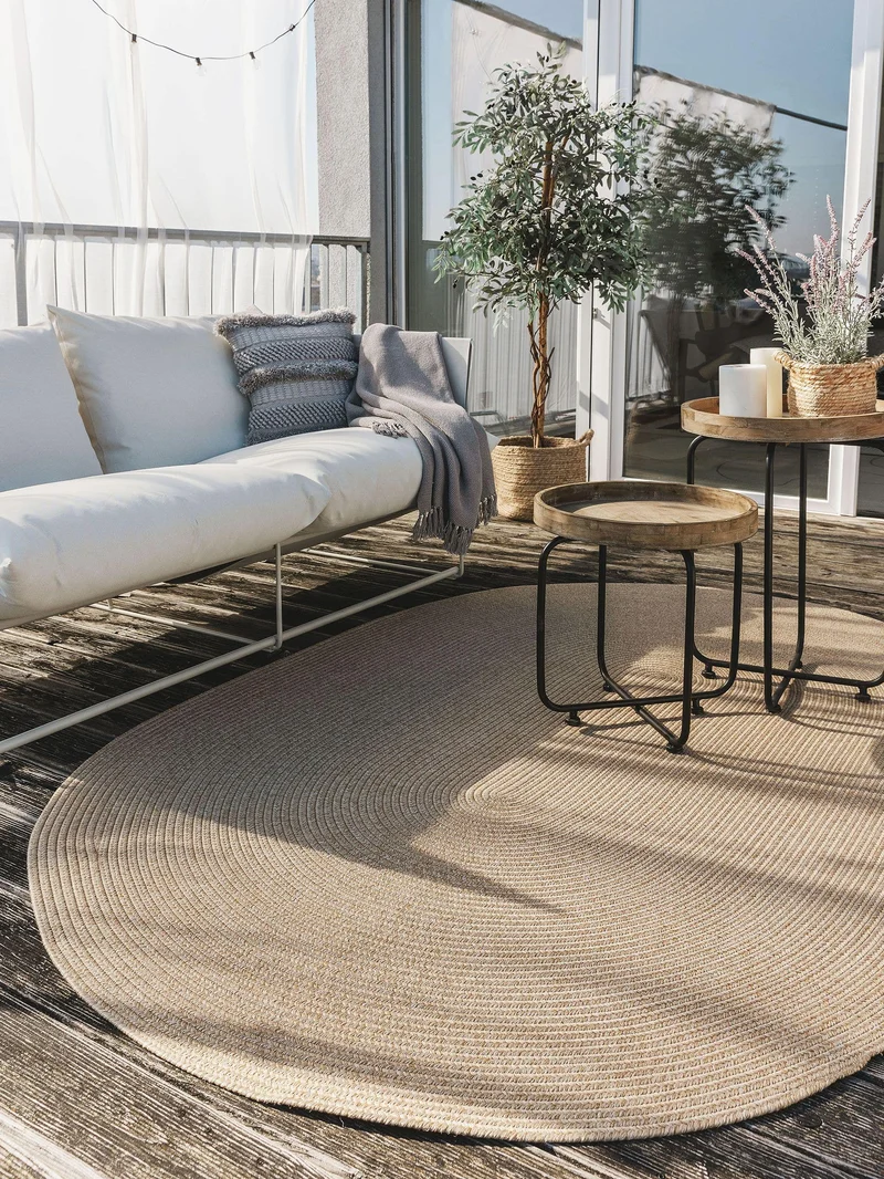 Benuta In-& Outdoor Teppich Nandi beige