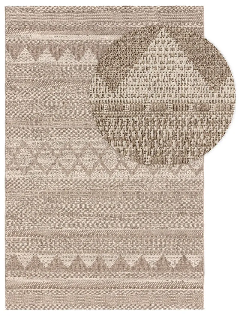Benuta In- & Outdoor Teppich Naoto taupe
