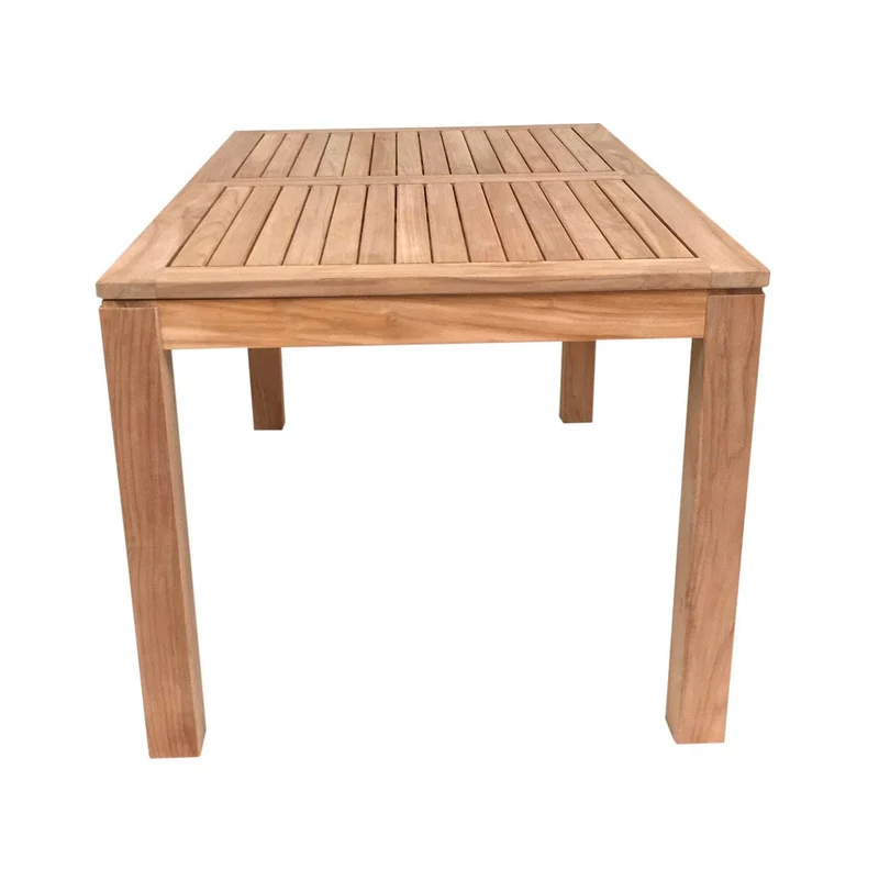 Teak Ausziehtisch Minimalistik, 200/300 x 100 cm