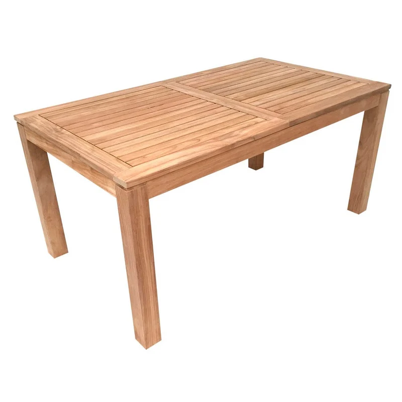 Teak Ausziehtisch Minimalistik, 200/300 x 100 cm