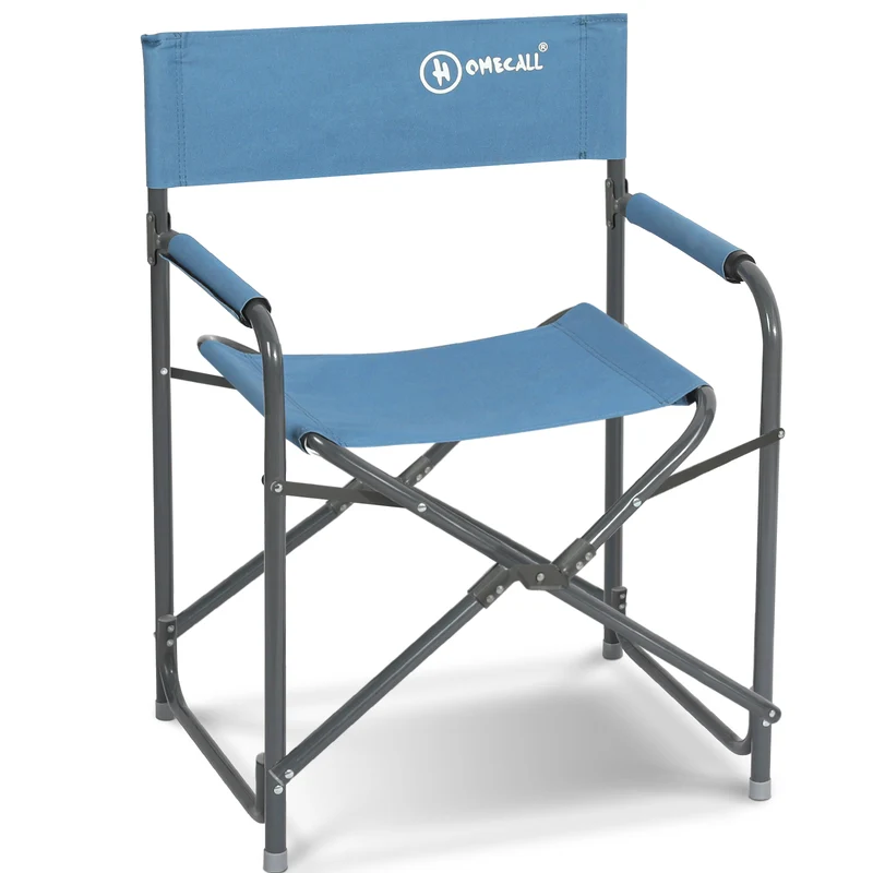Regiestuhl Ultraleicht Klappstühle Faltbar Campingstuhl Gartenstuhl, Blau