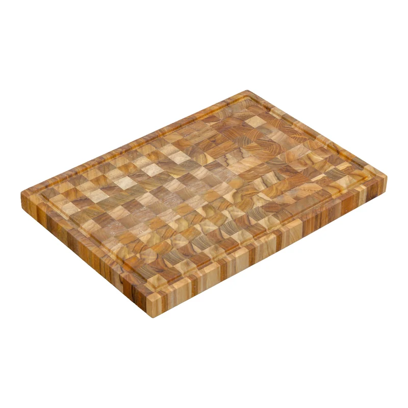 Schneidebrett Teakholz, 35x25x2,5cm, S