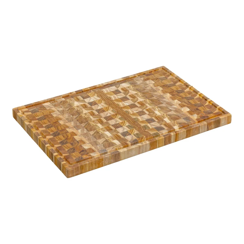 Schneidebrett Teakholz, 45x30x2,5cm, L