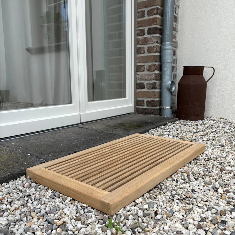 Teak Fußmatte, 45x80cm