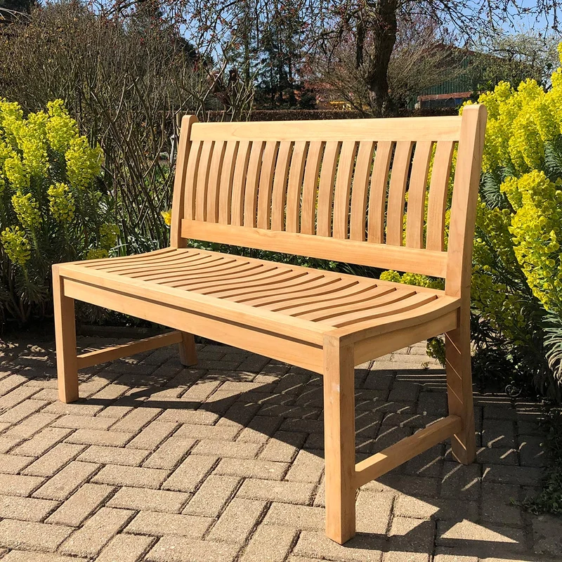 Teak Gartenbank Beaufort ohne Armlehnen, 120 cm