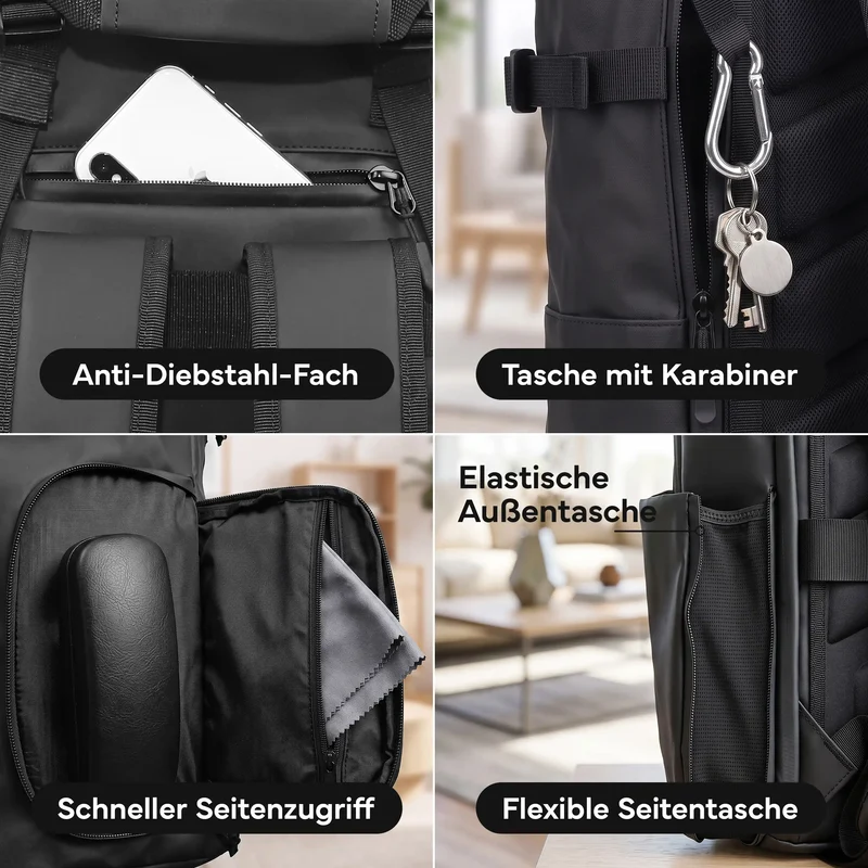 Rucksack Rolltop 40 Liter - Wasserdicht