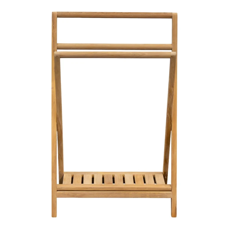 Teak Handtuchständer