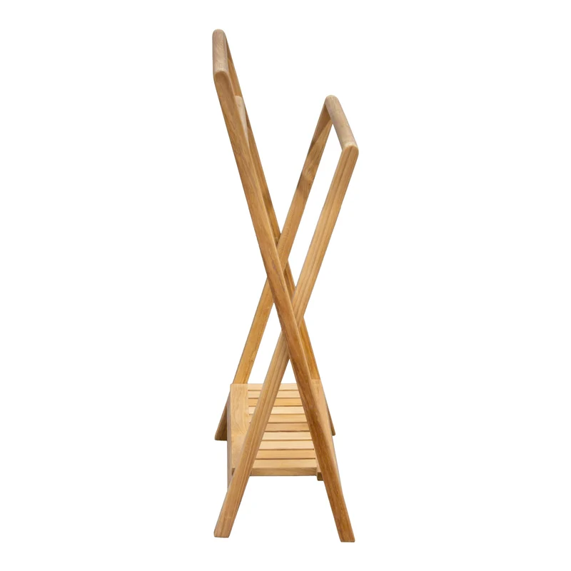 Teak Handtuchständer