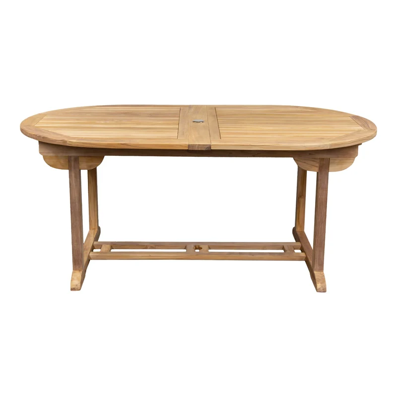 Ausziehbarer Gartentisch Exclusiv, oval, 180/260 x 100cm