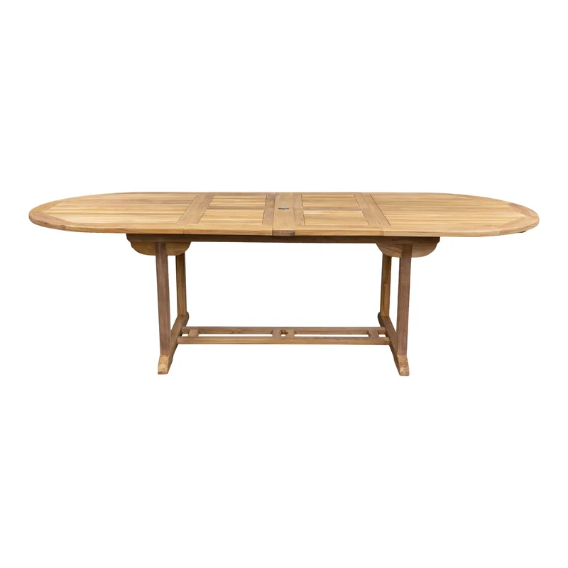 Ausziehbarer Gartentisch Exclusiv, oval, 180/260 x 100cm