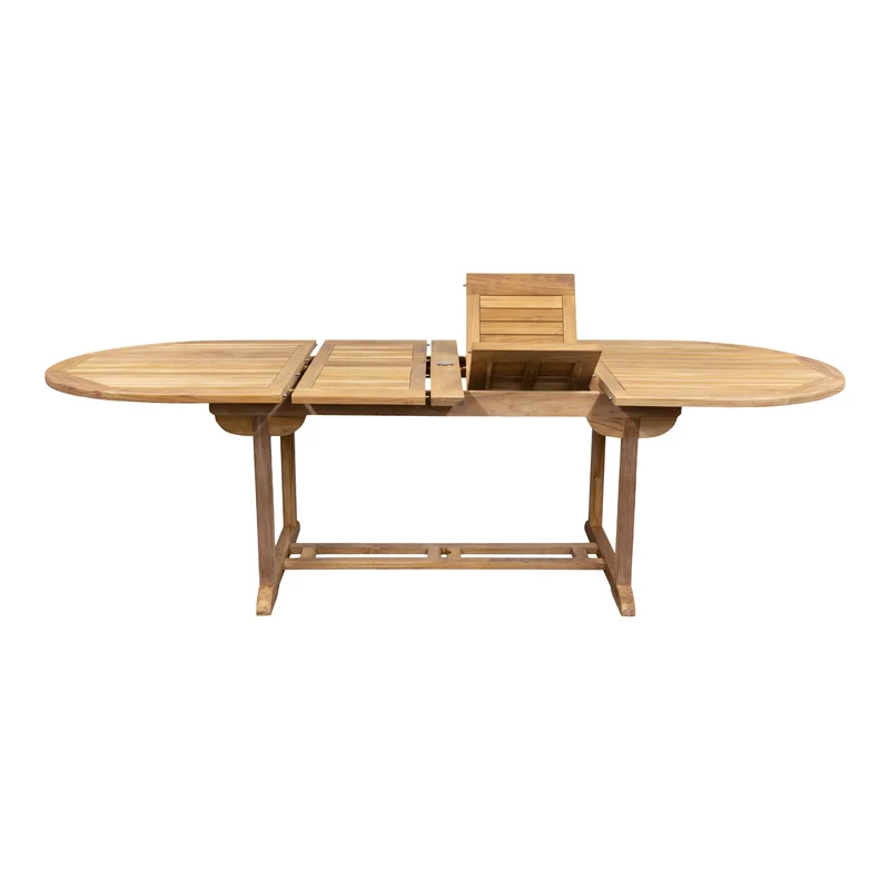 Ausziehbarer Gartentisch Exclusiv, oval, 180/260 x 100cm