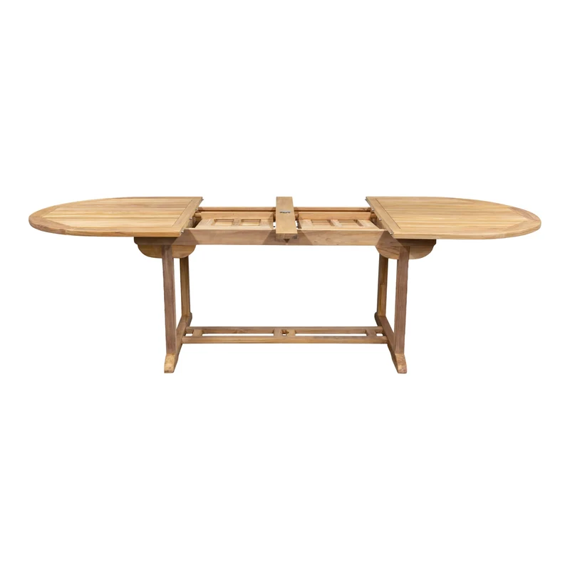 Ausziehbarer Gartentisch Exclusiv, oval, 180/260 x 100cm