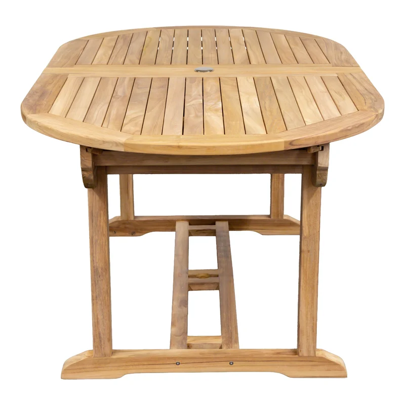 Ausziehbarer Gartentisch Exclusiv, oval, 180/260 x 100cm