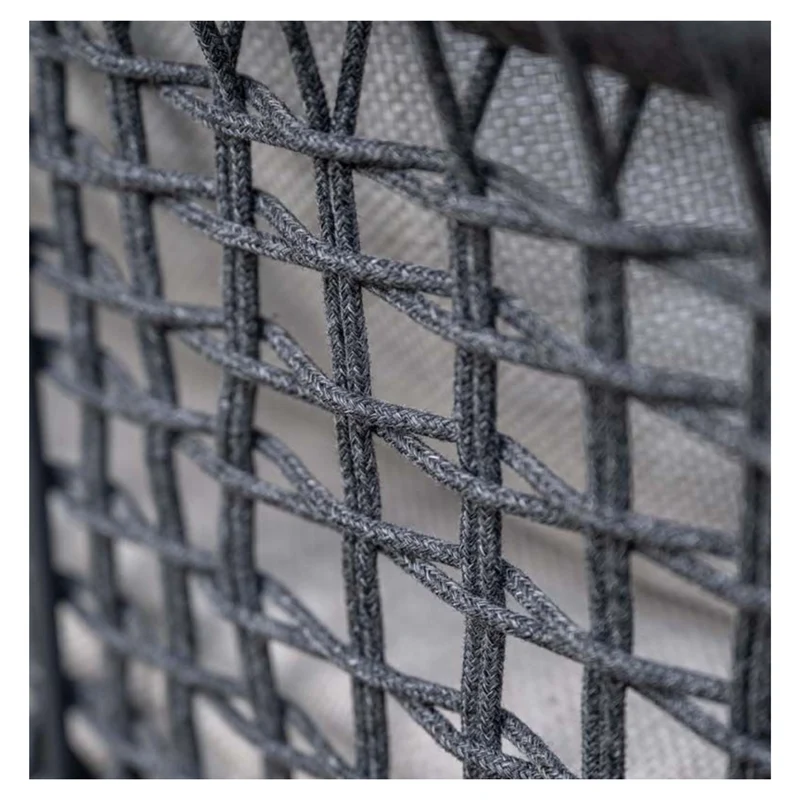 Garden Impressions Teramon loungeset met hoge tafel donkergrijs rope
