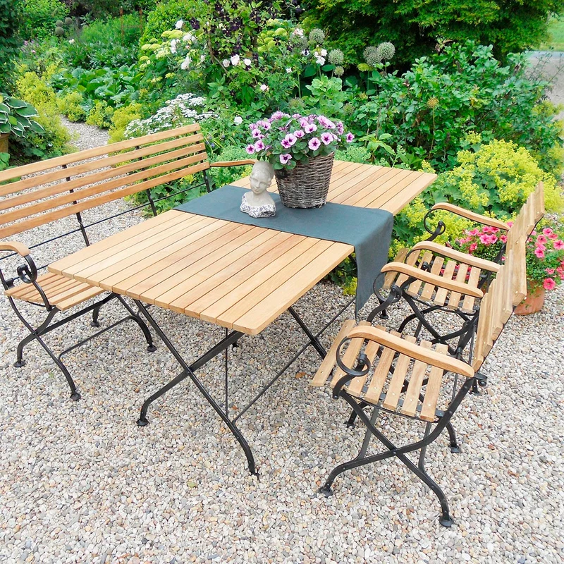 Teak Tisch Longlife - rechteckig, 180 x 80 cm