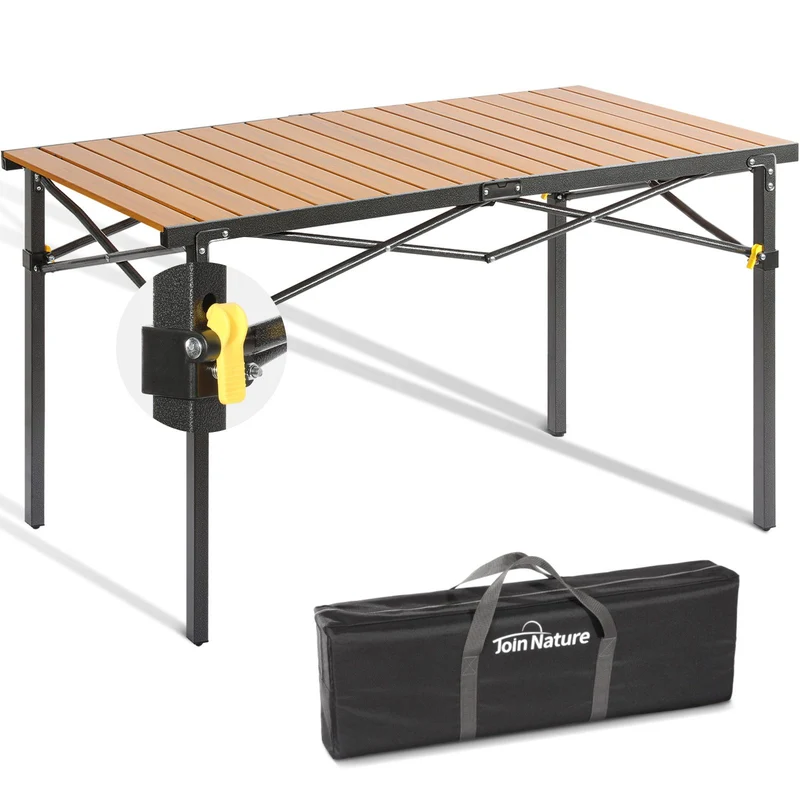 3-tlg. Gartenset Sitzgruppe – Klapptisch ca. 117x70 cm Holzoptik + 2 Hochlehner Hellgrau