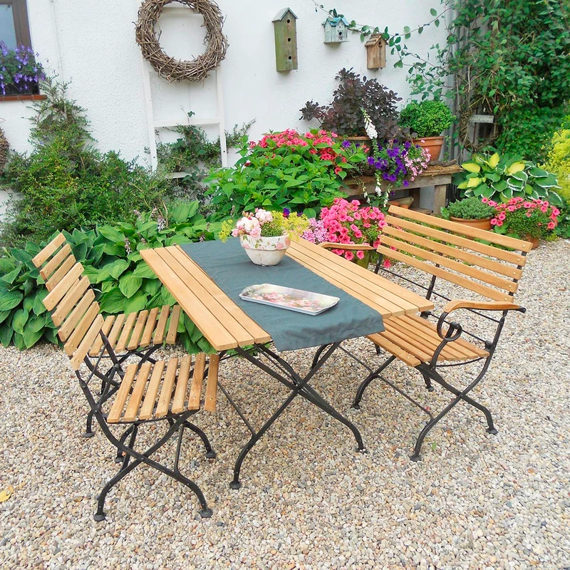 Teak Tisch Longlife - rechteckig, 130 x 80 cm