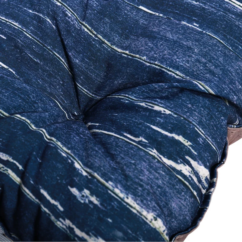 Palettenkissen Wendeauflage Blau-Beige 120×140×10 cm – Sitzauflage für Europaletten, wetterfest & komfortabel