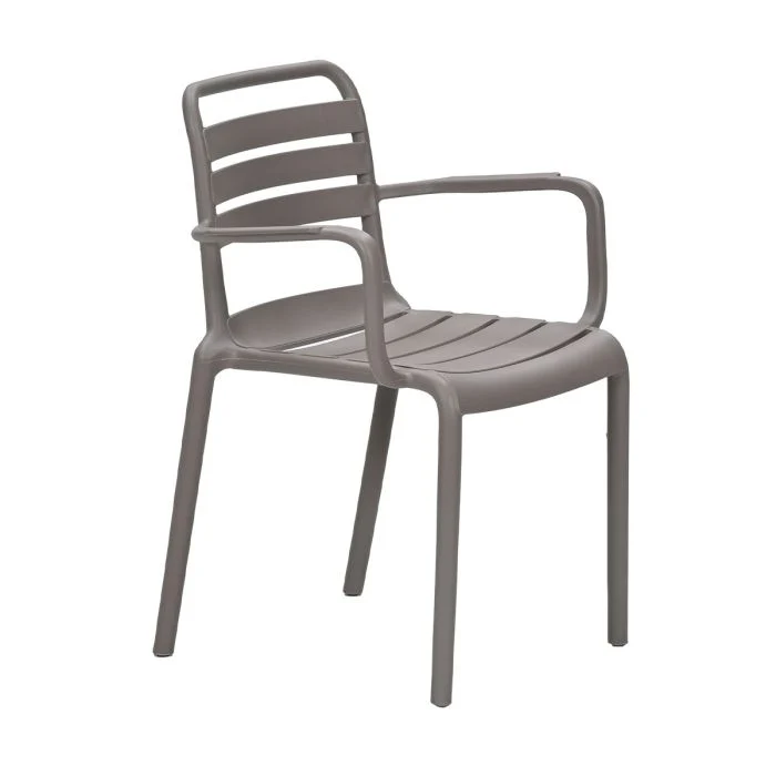 Garden Impressions Orleans tuinstoelen set van 4 – taupe