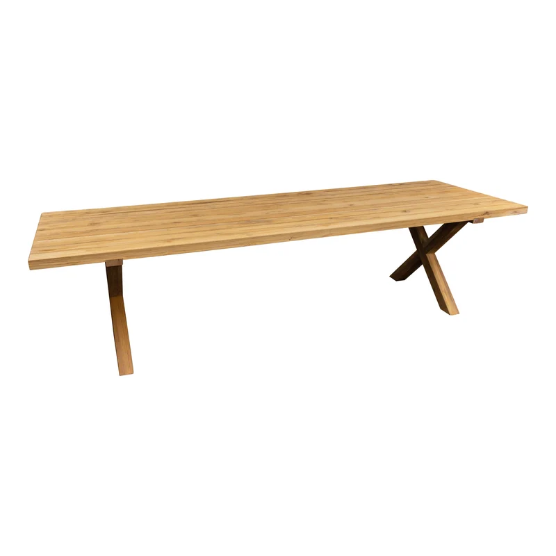 Gartentisch Ziller, X-Beine, 300x100cm