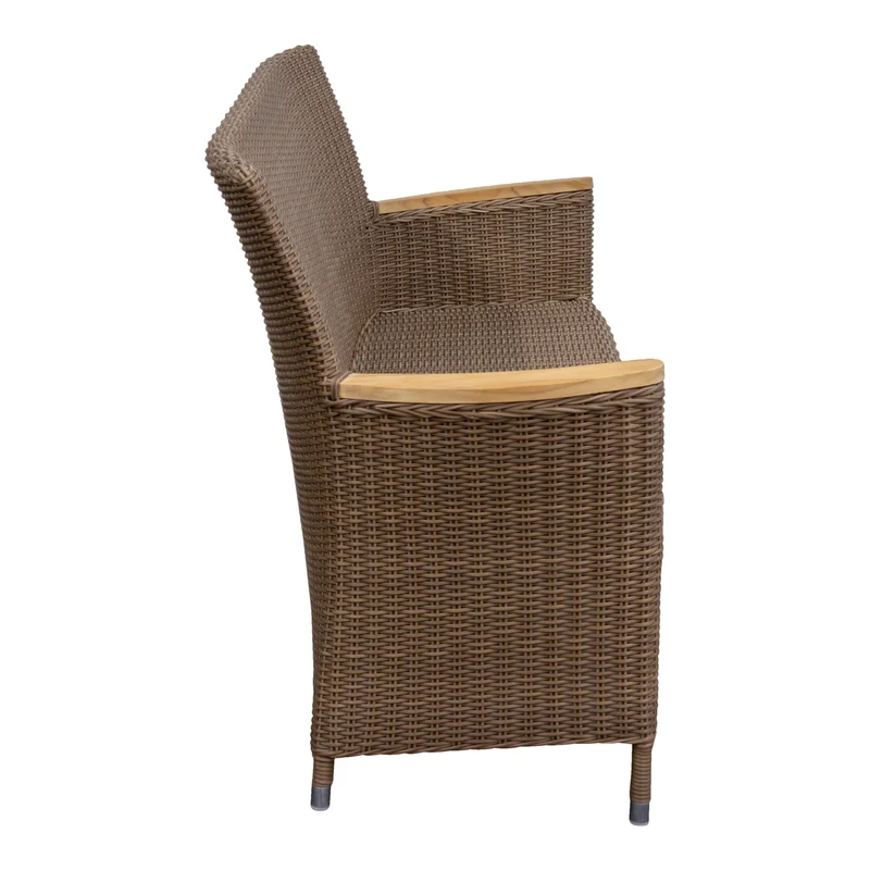 Geflechtsofa Sapporo, kubu natur