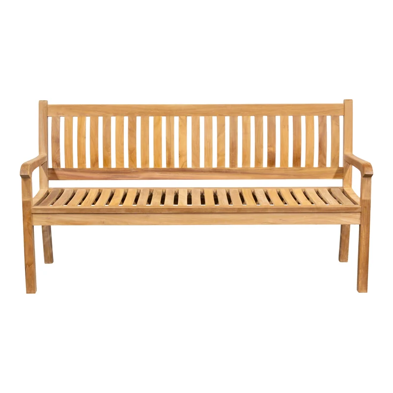 Teak Gartenbank Beaufort, verschraubt, 180 cm, Selbstmontage