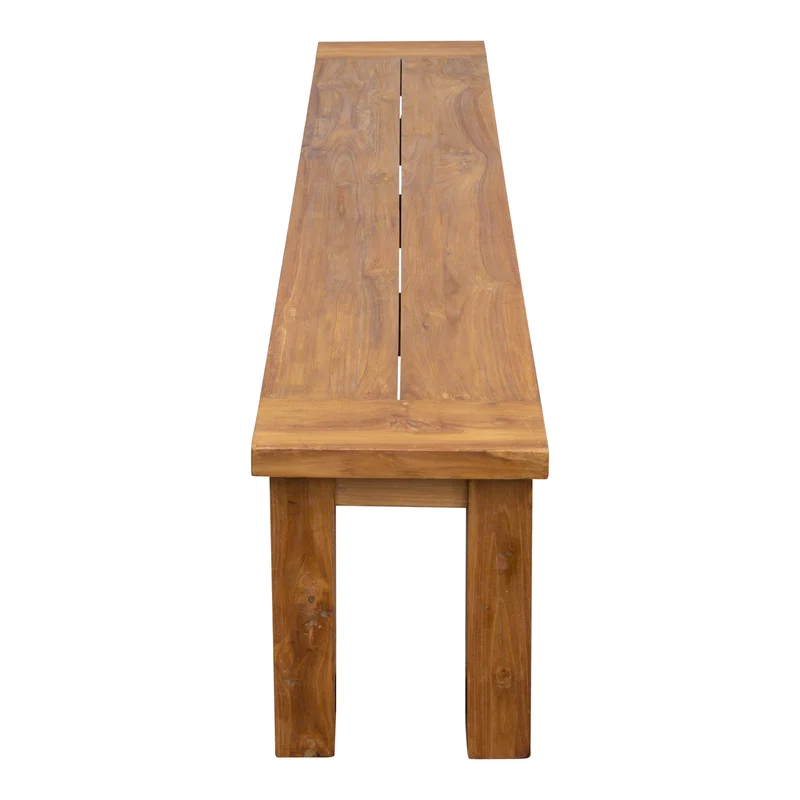 Teak Gartenbank Sarah, rustikal, 200 cm